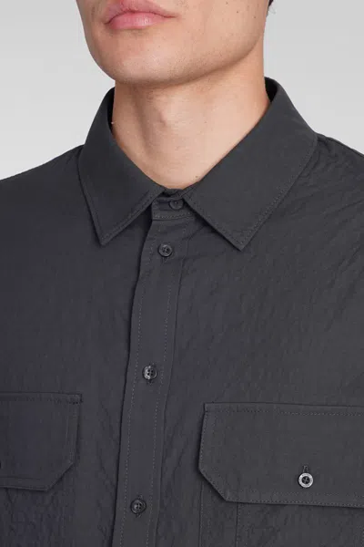 Shop Neil Barrett Overshirt Chest Pock Shirt In Black