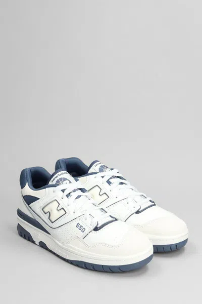 Shop New Balance 550 Sneakers In White