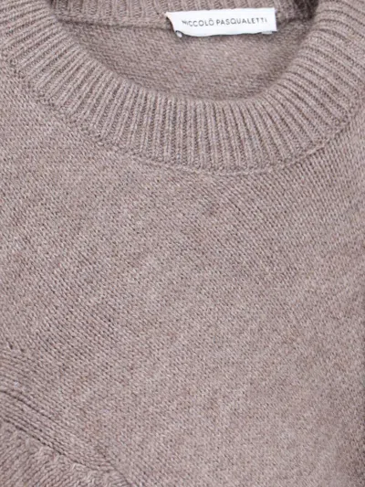 Nicolo' Pasqualetti Sweaters In Brown