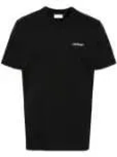 Shop Off-white Off White T-shirts And Polos In Black-wh