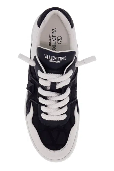 Shop Valentino One Stud Xl Low-top Sneakers In Blue