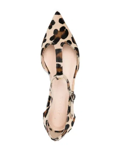 P.a.r.o.s.h . Pointed Leopard Shoes In Fantasia Marrone