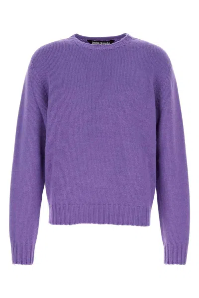 Shop Palm Angels Knitwear In Purple