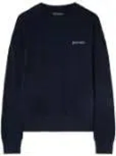 Shop Palm Angels Sweaters In Blue