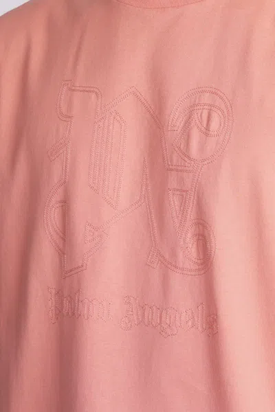 Palm Angels Monogram T-shirt In Pink