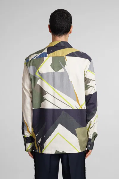 Shop Paura Austin Shirt In Multicolor