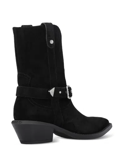 Shop Pinko 'tex 09' Ankle Boots In Black