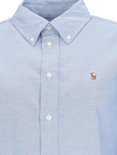 Shop Polo Ralph Lauren Shirts In Blue