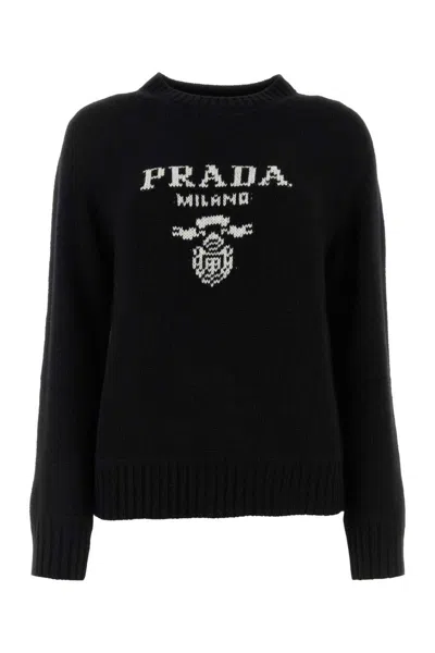 Shop Prada Knitwear In Black