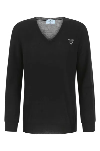 Shop Prada Knitwear In Black