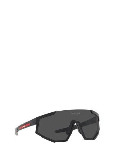 Shop Prada Sunglasses In Black Rubber