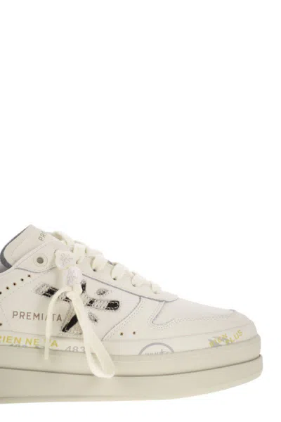 Shop Premiata Micol 7035 - Sneakers In White