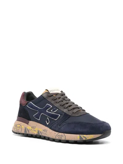 Shop Premiata Sneakers In Blue