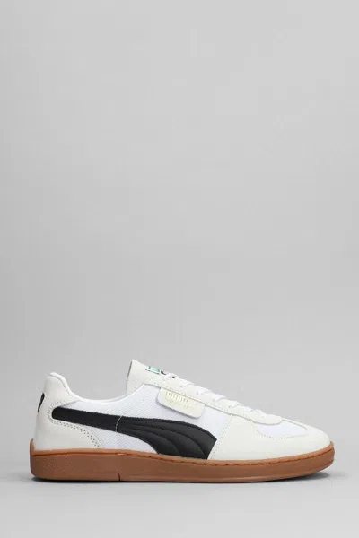 Puma Palermo Lth Man Sneakers White Size 9 Leather In White