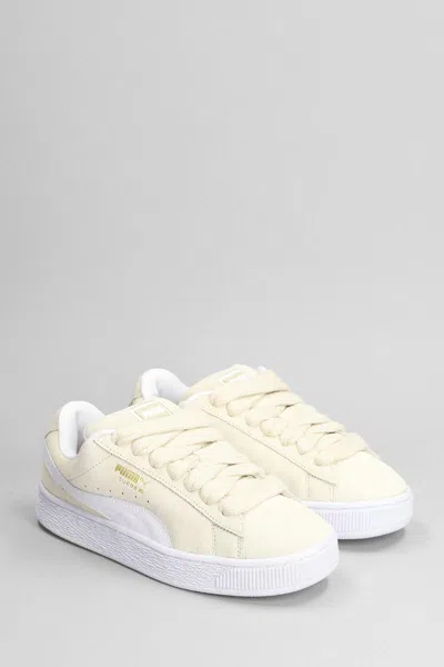 Puma Suede Xl Sneakers In Beige Suede In Beige