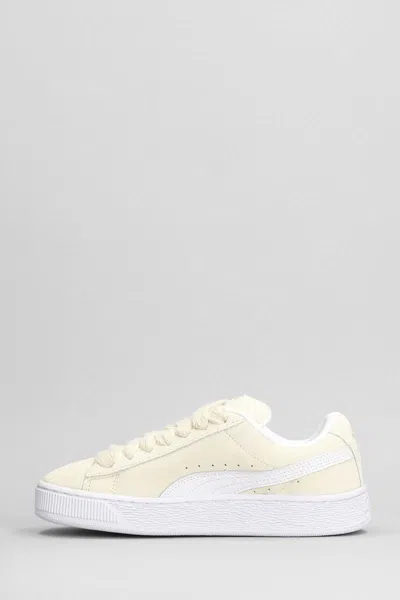 Puma Suede Xl Sneakers In Beige Suede In Beige