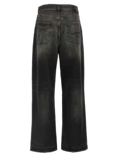 R13 Cuffed Courtney Jeans In Black