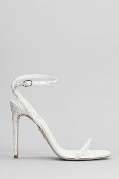 Shop René Caovilla Ellabrita Sandals In White