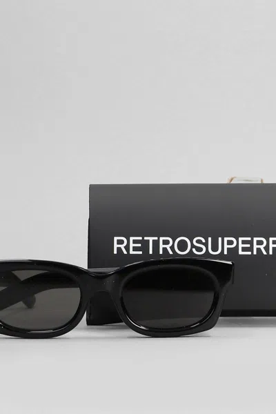 Retrosuperfuture Sunglasses In Black Acetate