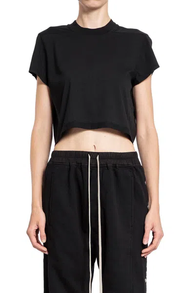 Shop Rick Owens Drkshdw Short Sleeves In Black