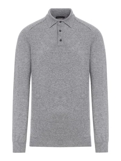 Shop Roberto Collina Polo In Grey