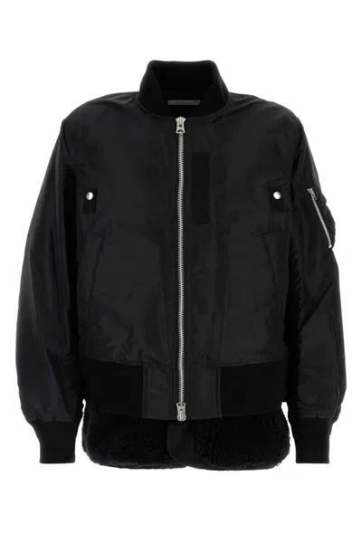 Shop Sacai Jackets In Black