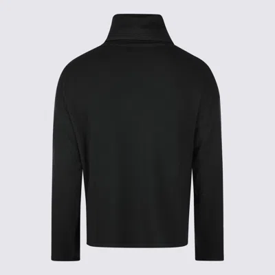 Shop Saint Laurent Black Wool Knitwear