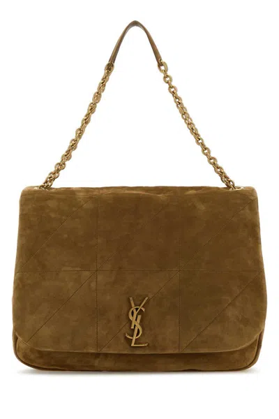 Shop Saint Laurent Handbags. In Brown