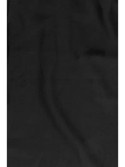 Saint Laurent Monogram Scarf In Black