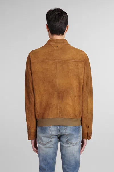 Shop Salvatore Santoro Bomber In Brown