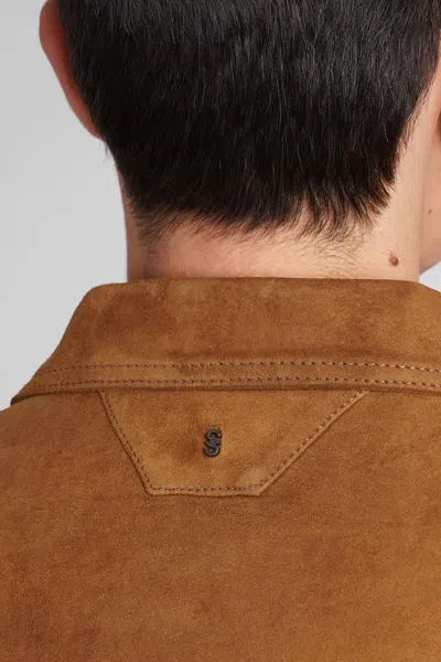 Shop Salvatore Santoro Bomber In Brown