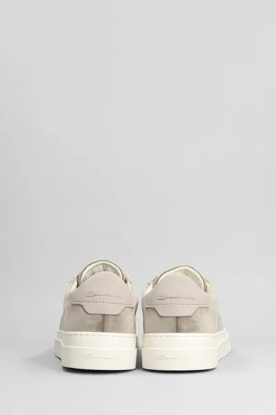 Shop Santoni Dbs1 Sneakers In Grey