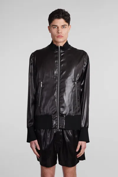 Sapio N13 Casual Jacket In Black Triacetate In Black