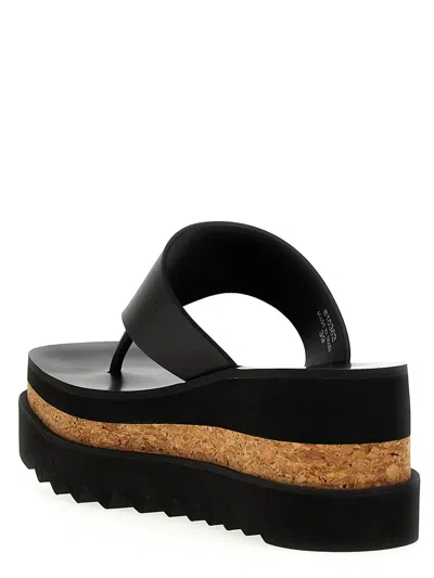 Shop Stella Mccartney 'sneak-elyse' Sandals In Black