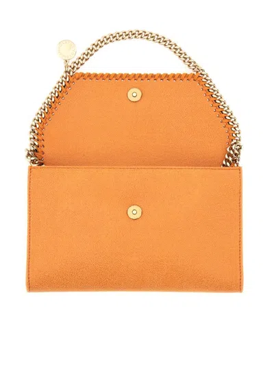 Shop Stella Mccartney "falabella" Mini Bag In Orange