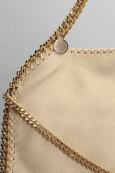 Shop Stella Mccartney Falabella Shoulder Bag In Beige