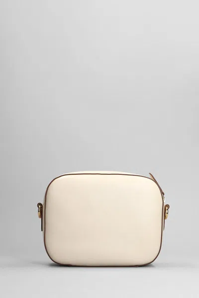 Stella Mccartney Stella Logo Mini Vegan Leather Cross-body Bag In Beige