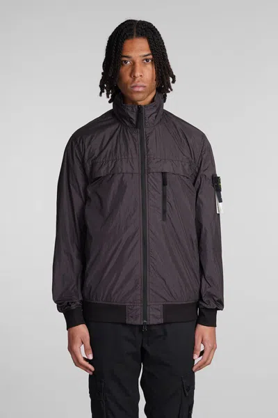 Shop Stone Island Casual Jacket In Grey