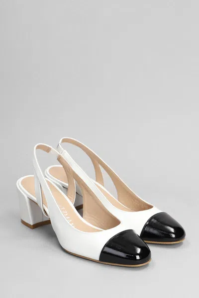 Shop Stuart Weitzman Sleek 50 Pumps In White