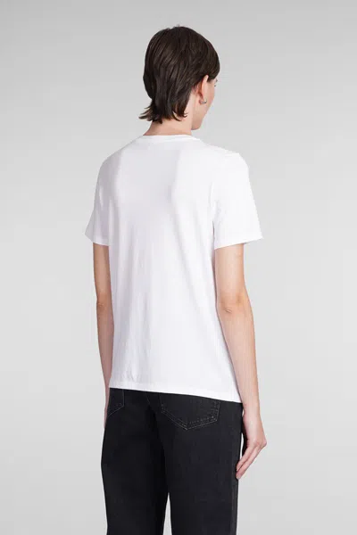 Theory T-shirt In White Cotton In White