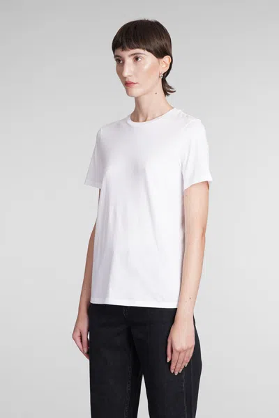 Theory T-shirt In White Cotton In White