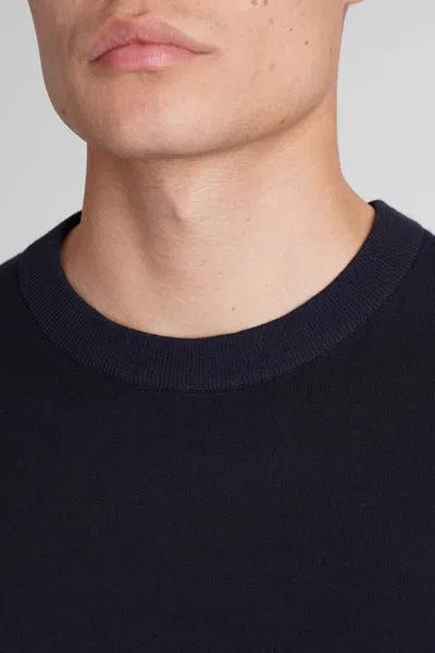 Theory Blue Crewneck T-shirt In Blue