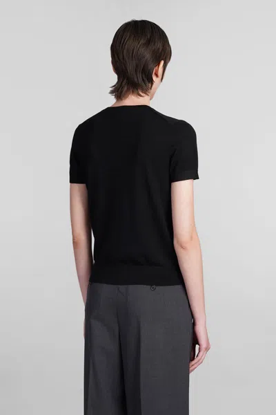 Theory Knitted Tops. In Black