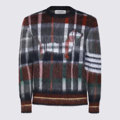 Shop Thom Browne Multicolor Mohair Knitwear In Seasonal Multi