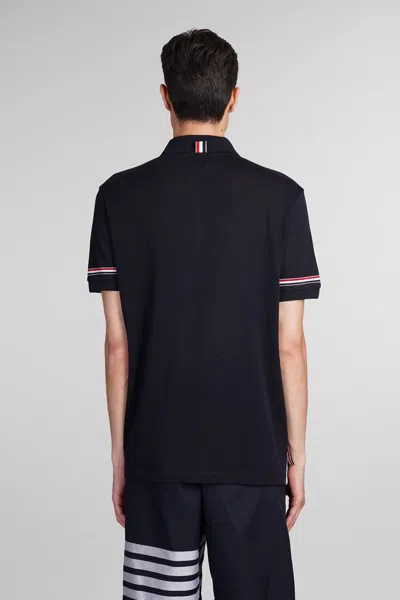 Shop Thom Browne Polo In Blue