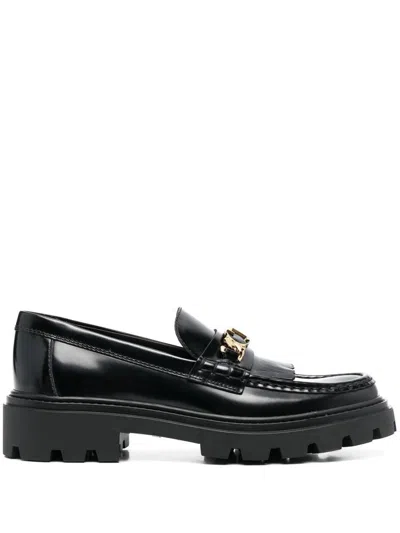 TOD'S TOD'S FLAT SHOES BLACK 