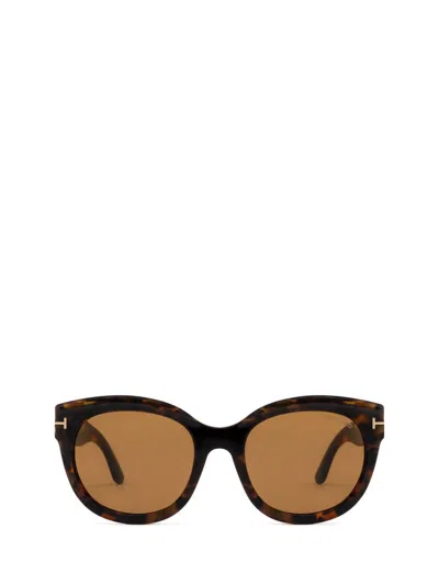 Shop Tom Ford Eyewear Sunglasses In Brown