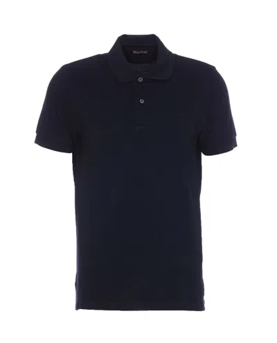 Shop Tom Ford T-shirts And Polos In Blue