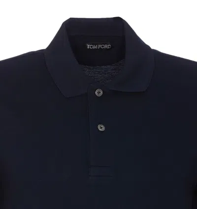 Shop Tom Ford T-shirts And Polos In Blue