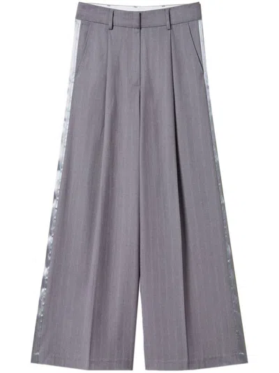 Shop Twinset Twin-set Trousers In Grey